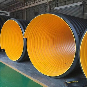 Prestressing HDPE nhựa sóng ống ống với vành đai thép xoắn ốc - Product Image 3