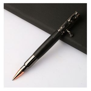Luxury Musket Woodturning Kit Brass Ballpoint <b>Pen</b> with Custom Logo Bullet Bolt Action 0.7 mm Writing Width for Business Gift - Product Image 4