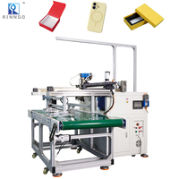 Machine de distribution de colle adhésive CNC pour cuir PU, avec convoyeur, pour la personnalisation de portefeuilles en cuir, boîtes à cartons, boîtes à burgers, boîtes à chaussures et cadres de protection