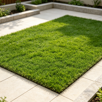 Gazon artificiel de haute qualité, résistant aux intempéries, pour jardin et aménagement extérieur, fourni directement par l'usine.