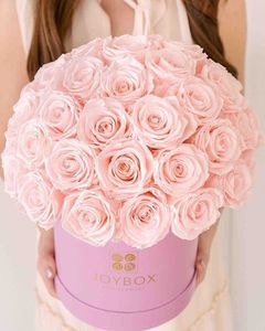 Caja de embalaje personalizada para regalo, rosa, terciopelo, flores, flores - Product Image 5