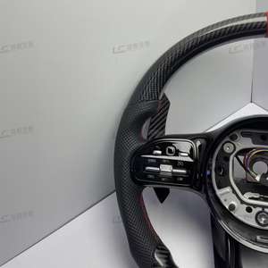 Volante Deportivo de Fibra de Carbono y Cuero a <span class=keywords><strong>Precio</strong></span> de Fábrica para Benz C200 W205 W213 W222 con Pantalla LED - Product Image 4