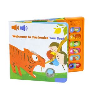 <span class=keywords><strong>Livre</strong></span> sonore interactif bilingue personnalisable pour enfants, jouet éducatif pour la petite enfance, développement du langage - Product Image 1