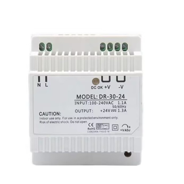 30W AC/DC DR-30-5 DR-30-12 DR-30-15 DR-30-24-5V 12V 15V 24V Din Rail Switching Power Supply