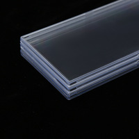 Étui de présentation moderne en acrylique pour billets de banque avec fermeture à clip pour le rangement de cartes de visite, boîte de protection anti-RFID de 4 pouces