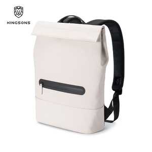 Custom Made Korean Style <b>Backpack</b> Large Capacity Laptop <b>Compartment</b> Unisex Leisure Travel <b>Backpack</b> Milky White Coffee Blue - Product Image 4