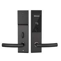 Cerradura inteligente para puerta de hotel, sistema de diseño de cubierta deslizante, software gratuito, nuevo diseño y alta calidad