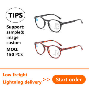 Nuevo estilo Retro espejo de alta definición al por mayor marcos <span class=keywords><strong>grandes</strong></span> Multi Focus <span class=keywords><strong>presbicia</strong></span> Anti luz azul <span class=keywords><strong>gafas</strong></span> de lectura - Product Image 2