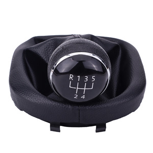 Volkswagen Touran Manual Gear <b>Shift</b> <b>Knob</b> Leather 5 6 Speed Ergonomic Design - Product Image 4