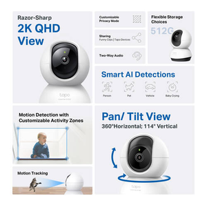 New tự động theo Dõi Wifi Pet bé Màn hình máy ảnh âm thanh babyphone con người phát hiện HD 1080P icsee không dây thông minh video bé màn hình - Product Image 4