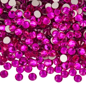 Strass en cristal à dos plat doré SS3-SS30, 1440 pièces, non thermocollants, pour la décoration des ongles et des nœuds - Product Image 2
