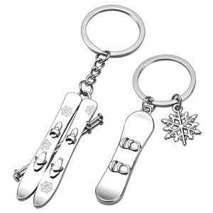 <strong>Ice</strong> <strong>Skate</strong> Metal Keychain Sport Skater Jewelry Snowflake <strong>Gift</strong> for <strong>Skate</strong> Lovers - Product Image 4