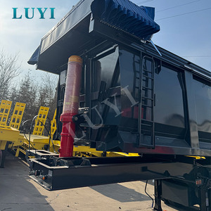 <span class=keywords><strong>Semirremolque</strong></span> <span class=keywords><strong>de</strong></span> plataforma plana en forma <span class=keywords><strong>de</strong></span> U, negro, personalizable, <span class=keywords><strong>de</strong></span> 4 ejes, para el transporte <span class=keywords><strong>de</strong></span> mercancías a granel, en venta - Product Image 3