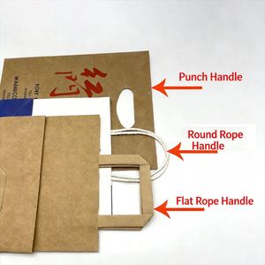 Bolsa de Papel Kraft Reciclado Ecológica Personalizada de 300 ml con Laminación de Logotipo para Empaque de Comida Vegetariana, Venta al por Mayor para Restaurantes - Product Image 5