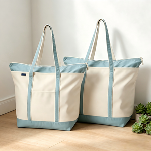 Custom <b>Printed</b> Recycle Organic Cotton Canvas Tote Bag Letter Pattern Long Rope Handle <b>Extra</b> <b>Large</b> Reusable Shopping Bag Logo - Product Image 1