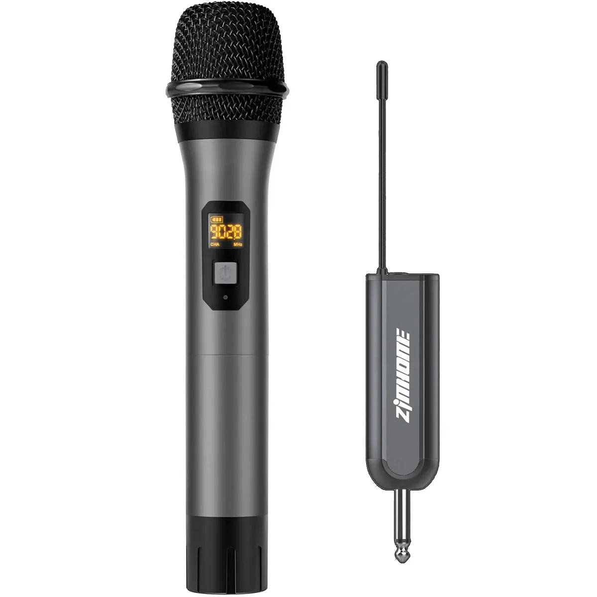 Professional UHF Karaoke Wireless Single Handheld Microphone System Dynamic Wireless Mic Mike Microphone Metal For Teaching