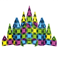 COOLER Mini Bloques Magnéticos de Construcción Metálicos, 54 Piezas, Caja de Hierro, Modelo SW1102, para Niños de 7-9 Años, Regalos de Navidad y Cumpleaños, para Viajes y Aprendizaje