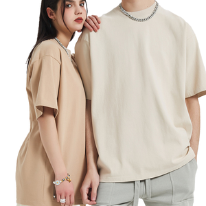 Camiseta de Manga Corta para Hombre, 100% Algodón, Teñida con Hilo, Estilo Hip Hop, Cuello Redondo, Ajuste Holgado, Estampado por Transferencia de Calor, Tejida - Product Image 2