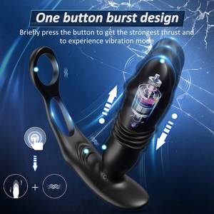 3 in 1 maschio vibrante prostatico massaggiatore Wireless telecomando APP masturbatore G-Spot Sex Toys Plug anale vibratore per uomo - Product Image 3