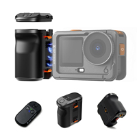 Impugnatura Magnetica Wireless K&F Concept per Fotografia di Strada, Compatibile con DJI Action 4/5 Pro/6, Insta360, GoPro