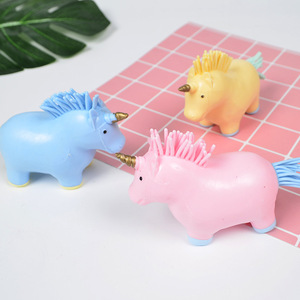 Cute Colorful Relaxing <b>Unicorn</b> Squeeze Stress-Relief Soft Ball Toy High-Quality Slow Rebound Toys <b>Gift</b> for Children <b>Adults</b> Toys - Product Image 3