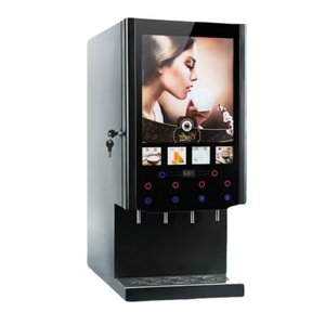 เครื่องชงกาแฟอัตโนมัติเชิงพาณิชย์ เครื่องดื่มสำเร็จรูป ชานม และเครื่องจ่ายเครื่องดื่มแบบบริการตนเองสำหรับเครื่องดื่มร้อนเย็น หน้าจอสัมผัส - Product Image 4