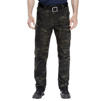 Pantalon tactique pour hommes en tissu Ripstop, multi-poches, anti-déchirure, pour la randonnée, la chasse, le travail, pantalon cargo imperméable
