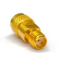 Adaptateur coaxial RF haute fréquence QSMA/SMA-JK1, connecteur coaxial à ondes millimétriques, matériau en cuivre, 50 ohms, 10 MHz-18 GHz
