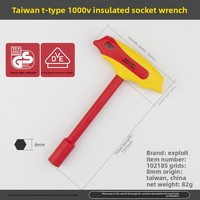 Exploiter VDE 1000V isolé clé hexagonale industrielle anti-déflagrant écrou anti-étincelles alliage Allen matériel Taiwan fait métrique