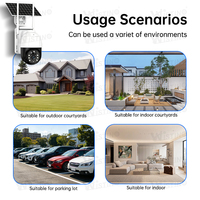 Cámara de Vigilancia Exterior Wistino 24/7 con Tarjeta SIM 4G, Monitoreo Remoto de Granjas y Ranchos, Detección Humanoide Inteligente con IA, Audio Bidireccional