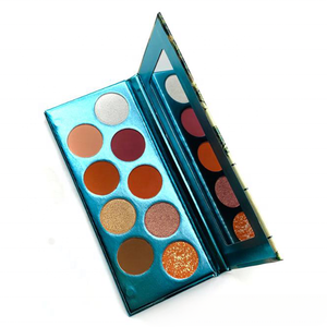 อายแชโดว์แบบแมทท์กันน้ำได้ตามต้องการพาเลทกระดาษสีฟ้ากระดาษแข็ง9เฉดสี - Product Image 6