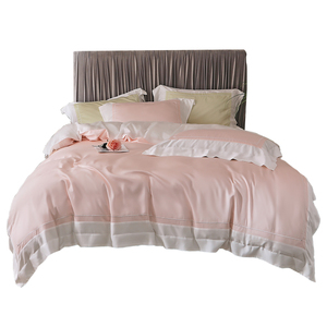 60 fogli Tencel biadesivo Set di copripiumino con cuciture di fascia alta per biancheria da 1.8 m - Product Image 1