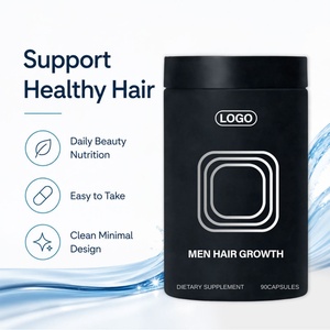 Aura DHT Blocker, Suplementos para el Crecimiento del Cabello para Hombres, Cápsulas de Extracto de Plantas Naturales, Nutracéuticos para Fortalecer el Cabello, Crecimiento del Cabello Masculino - Product Image 3