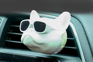 2021 Bulldog uzun ömürlü hava spreyi araba oto delikleri koku hediyelik parfüm kutusu kutu otomatik araba hava spreyi