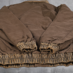 Chaqueta Casual de Otoño Personalizada para Hombre, con Costuras a Cuadros, Parches, Forro de Algodón Tejido, Conjunto de Ropa Exterior de Poliéster - Product Image 4