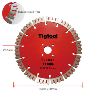 9 inch (230 mm) diamantslijpschijf voor Cantera-steenbewerking, slijpen, lange levensduur, slijtvast, voor haakse slijpers - Product Image 2