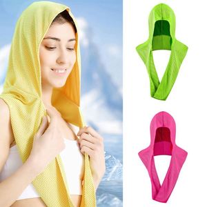 Toalla con Capucha, Toallas Refrescantes para Cuello y Rostro, Enfriamiento Instantáneo al Mojarse, Protección Solar UPF 50, Ideal para Deportes, Gimnasio, Camping - Product Image 1