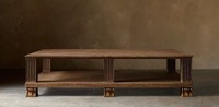 Meubles de salle à manger uniques et haut de gamme, table basse soigneusement conçue et fabriquée avec des lignes épurées