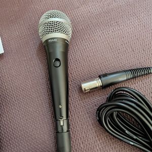 Micrófono Dinámico con Cable PGA48 <span class=keywords><strong>Profesional</strong></span> de Alta Calidad para Presentaciones, Conferencias, Uso Doméstico, Compatible con <span class=keywords><strong>Shure</strong></span> - Product Image 2
