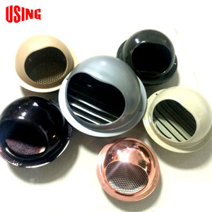Hot Selling Stainless Steel Bull Nosed Air <strong>Vent</strong> Cover Round <strong>Wall</strong> Mounted HVAC System Caps 80mm to 300mm - Product Image 3