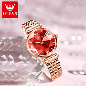Reloj de Cuarzo Impermeable de Venta Directa de Fábrica, Relojes Personalizados de Alta Calidad con Logotipo, Reloj de Cuarzo de Lujo OLVES 6642 - Product Image 1