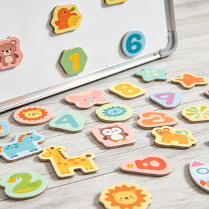 Jouets éducatifs en bois pour enfants, lettres et chiffres magnétiques, jouet éducatif préscolaire Montessori, cadeau d'anniversaire - Product Image 6