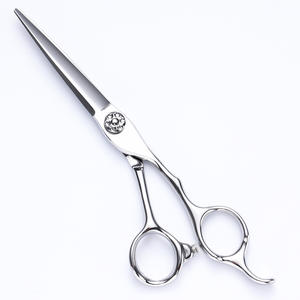 Qy 6.0 Inch <b>Hair</b> <b>Scissors</b> Thinning Shears Stainless Steel Professional Barber Tools For <b>Hair</b> Cutting And Styling - Product Image 2