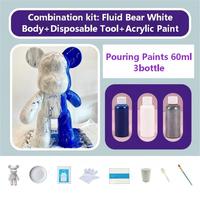 Vente en gros usine : Ensemble de 8 pièces d'embryons de ours fluide de 23 cm, couleur au choix, pour le DIY Fluid Bear Embryo Doodle