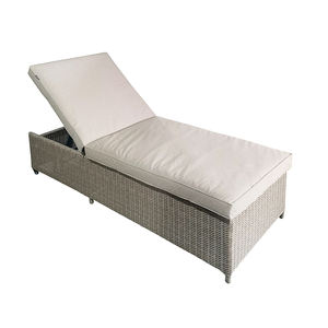 Moderne Buitentuin Rotan Rieten Ligstoel Aan Het Zwembad Chaise Lounge Meubels Ligstoelen - Product Image 2