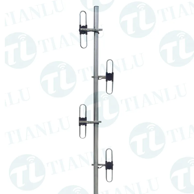 136-174MHz VHF 10dBi dipol açık baz istasyonu anteni, dizi tipi