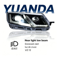 Phare LED Skoda Octavia A7 à double lentille DRL 12V, kit de modernisation pour phare avant 2015-2017