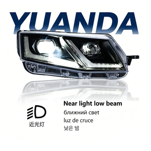 Faro LED per Skoda <span class=keywords><strong>Octavia</strong></span> A7 2015-2017, Lente Doppia-L con DRL, Aggiornamento Retrofit 12V per Faro Anteriore - Product Image 3