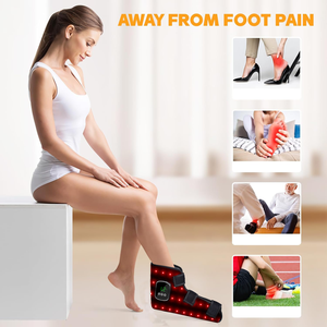 Sepatu Terapi Cahaya Merah & Inframerah untuk Meredakan Nyeri Kaki & Pergelangan Kaki, Perangkat Pembungkus LED Tanpa Kabel dengan Iradiasi Tinggi dan Pengatur Waktu Pulsa - Product Image 6