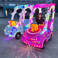 Nouvelle Voiture Tamponneuse Électrique Lumineuse pour Enfants, Modèle Gabon, Équipement d'Amusement Double Place, à Monnayeur avec Minuteur